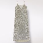 Neiman Marcus  Endless Rose NWT All over Sequined Scoop Back Midi‎ Dress Size XS Photo 2