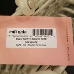 Cult Gaia ππ Enzo North-South Caged Tote Bag Faux Leather ~ Off-White NWT Photo 15