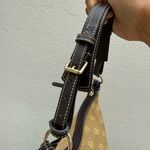 Brighton Croc Olive Green Shoulder Bag Purse Zipper Charm And Dust bag B‎ Brown Photo 9