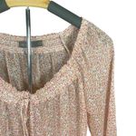 The Limited  ON OFF SHOULDER PINK‎ ROSE TEA FLOWER PRINT BLOUSE TOP S Photo 3