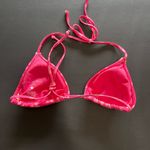 LA Hearts  by PacSun Pink Triangle Halter Bikini Top Women’s Sz Small EUC Photo 2