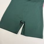 Girlfriend Collective Bike Unitard Romper Moss Green Scoop Back Athletic Workout Photo 9
