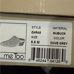 Me Too  Light Gray Perforated Mules NIB Photo 3