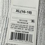 Shade & Shore  Yellow String Bikini Bottom Tie Sides NWT Size XL Photo 4