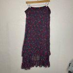 Boden Coraline Tiered Ruffle Maxi
Skirt Daisy Red Navy Size 16 Photo 3
