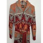 RRL Ralph Lauren Hand Knit Ranch Cardigan Sweater Aztec Gray Women's Size S 2 Photo 0