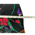 Worthington  Women's Black Floral Capri Shorts Photo 3