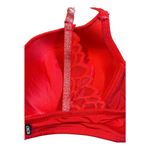 XOXO  Intimates 2 Bras Red Black Push Up‎ Underwire Glitter Straps 36B NEW Photo 8