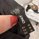 Only  Onllina Shiny Pull On‎ Mid Rise Black Leggings Size Medium Photo 1