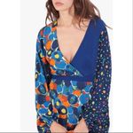 STAUD Vague Patchwork Maxi Dress Size 6 Photo 5