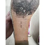 Coach  Maritza Pink Purple Printed Slingback Platform Wedge Size 8B Open Toe Photo 7