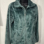 The North Face Furry Raschel Fleece Zip Front Jacket Zip Pockets Size Small EUC Photo 0