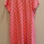 Hatley Nellie Dress Cotton Pink Purple Seashell Print XL Photo 0