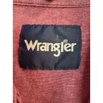 Wrangler Pearl Snap Shirt Womens Medium Red Long Sleeve Cowboy Rodeo Vintage Photo 2