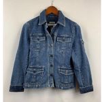Jones New York Sport Stretch Denim Jacket S Blue Photo 0