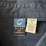 American Vintage Vintage Port & Company Baylor Bears Denim Shirt Button‎ Down Collegiate Size XL Photo 4