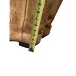 Roadwolf Sz 7M Tan Western Roper Cowboy Boots Leather Western Embroidered Photo 9