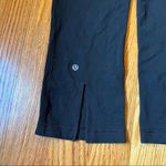 Lululemon gather and crow black crops Luon fabric Photo 3