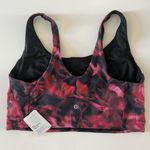 Lululemon  Nulu Front-Darting Yoga Bra Intensity Pink Blossom Multi Size 10 NWT Photo 4