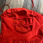 A New Day  Spaghetti Strap Open Back Drop Waist A Line Midi Red Dress Sz 12‎ NWT Photo 3