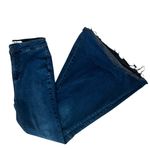 Free People Women’s Just Float On Flare Jeans Blue Midnight Dark Wash High Waist Photo 8