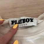 Playboy White  T-Shirt Photo 2