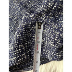 EXPRESS Women's Dress Shorts Navy Tweed Photo 7