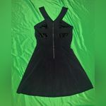 Gianni Bini  Black Halter A-Line Mini Dress size 4 Photo 3