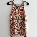 Antonio Melani  Floral Print Halter Neck Top, 100% Silk Blouse, Size Large Photo 1