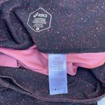 ASICS | NWT Speckled Print Mesh Detail Black Leggings Photo 5