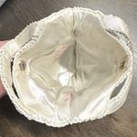 Vintage White Beaded Floral Tapestry Evening Handbag Small Romantic Hong Kong Photo 2