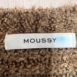 MOUSSY Brown Fringe Boho Slouchy Oversized Sweater One Size Chunky Cozy Hippie Size M Photo 8