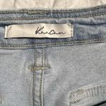 KanCan Womens High Rise Jeans Size 9 Blue Light Wash Relaxed Loose Fit Raw Hem Photo 1