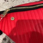 Steve Madden  Red Bfrannie Fanny Pack Belt NWT Gold Hardware‎ Photo 2