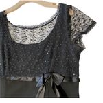 VINTAGE 90s DRESSBARN Black Dress Size 12 Photo 2