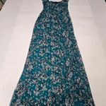 House of Harlow 1960 x REVOLVE Viana Maxi Dress in Teal Floral Multi Blue Photo 2