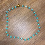 Teal Beaded Choker Photo 0