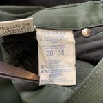 Vintage 90's Versace Jeans High Rise Green Coated Jeans Size 28 Photo 5