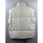 Women's Altar’d State White Puffer Vest Size L Size L Photo 1