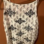 Lucky Brand GUC  WHITE AND BLACK WOMENS TANK TOP SIZE MEDIUM Photo 6