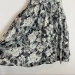 Talbots  Petites Floral Dress Sweetheart Neckline Retro Pinup Girl Black White 6P Photo 6