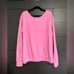 Urban Outfitters  Nirvana Off Shoulder Sweatshirt Smiley Face Band Top Sz L GUC Photo 2