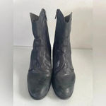 Sesto Meucci  Sleek Western Zip Style Charcoal Weave Granny Ankle boots Booties 6 Photo 1