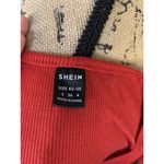 SheIn (C-80) short sleeves womens dress size S red color Photo 5