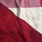 Red White Fringe Scarf Shawl New OSU Oklahoma UGA Photo 1