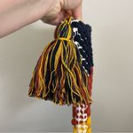 Handmade Boho‎ Clutch With Tassel Blue Photo 2