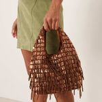ASOS  - True decadence satin bronze brown embellished fringe beaded bag Photo 2