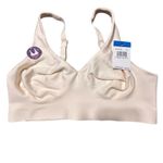 Hanes Women's Wire-Free T-Shirt Bra XL Cream Smooth Seamless Photo 4