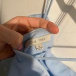 Love Tree Blue  Dress Mini Ribbed Photo 2