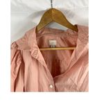 A New Day  pink button front shirt dress size small Photo 3